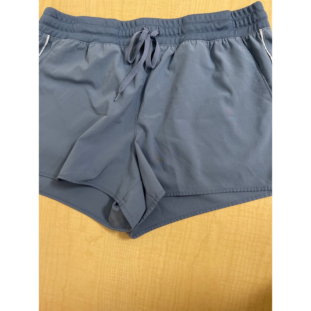 RBX Live Life Active Womens Blue Athletic Running Shorts Size L CR5067
